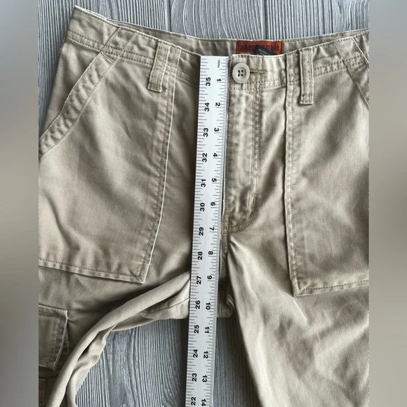 Abercrombie Kids Uniform Girls Paratroop Cargo Bootcut Khakis Girls Size 16 - Picture 8 of 10